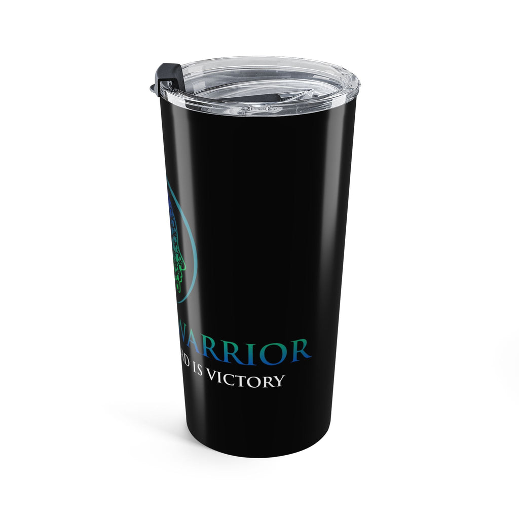 20oz Motor Warrior Insulated Tumbler — 'Step Forward Is Victory' Travel Cup