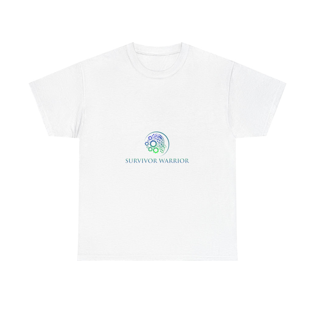 Survivor Warrior Tee — Subtle Floral Moon Support Shirt