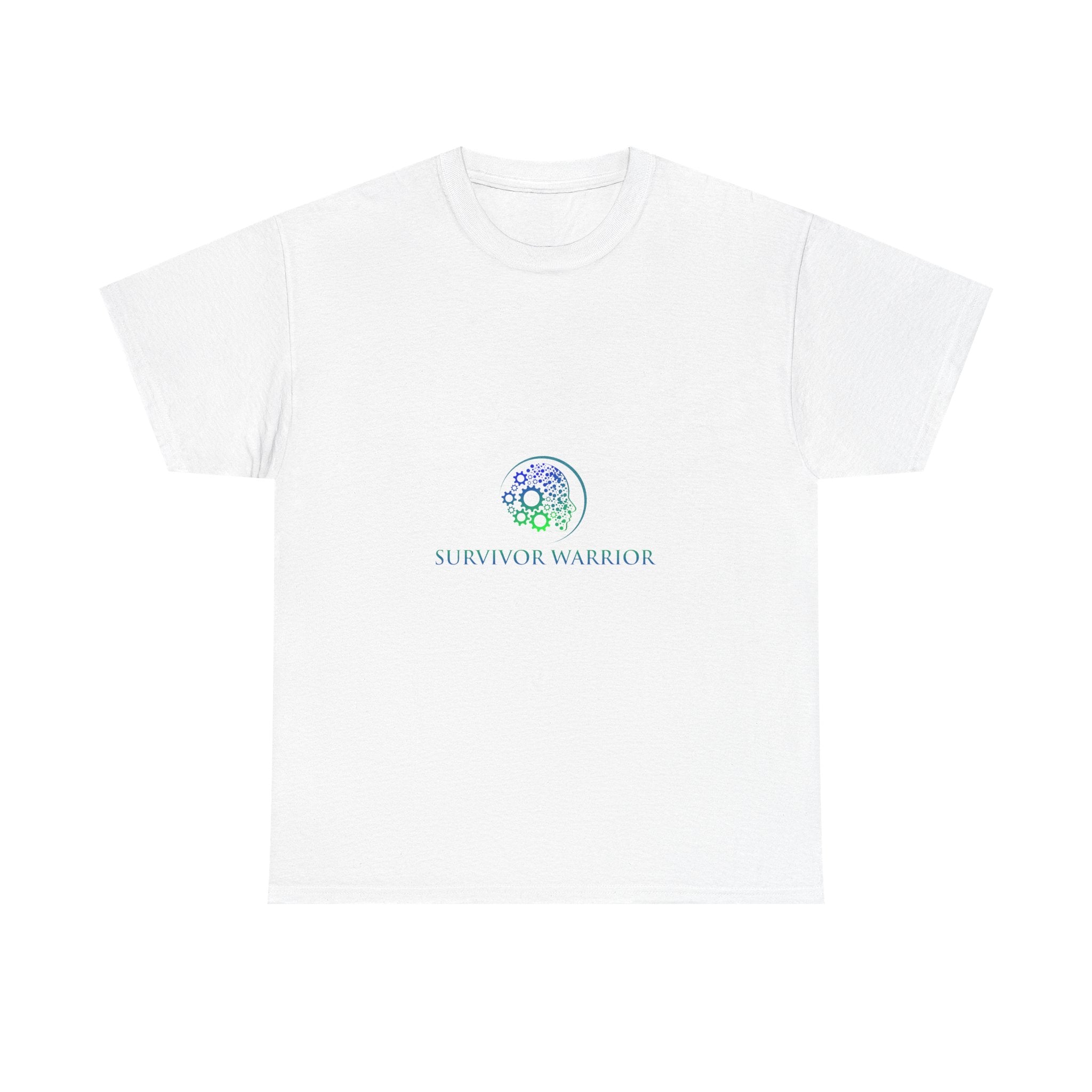Survivor Warrior Tee — Subtle Floral Moon Support Shirt