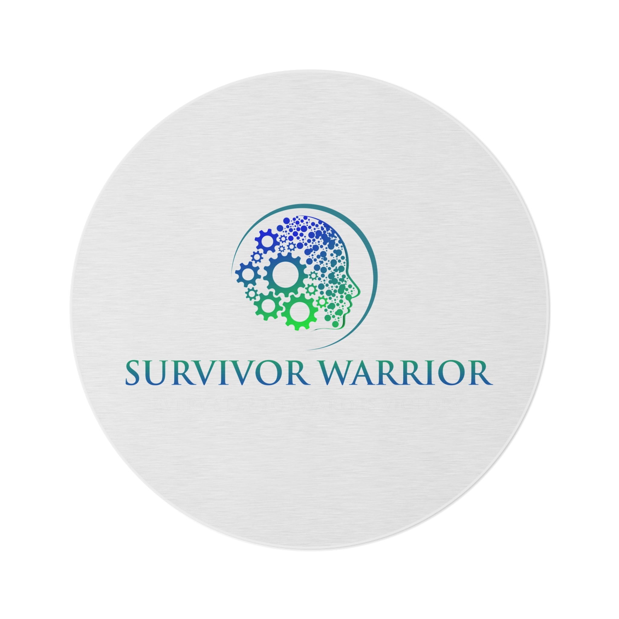 Survivor Warrior Round Rug