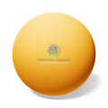 Survivor Warrior Orange Ping Pong Balls (Set of 6) - Motivational Table Tennis Balls