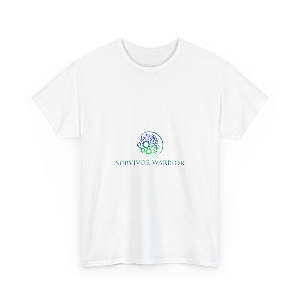 Survivor Warrior Tee — Subtle Floral Moon Support Shirt