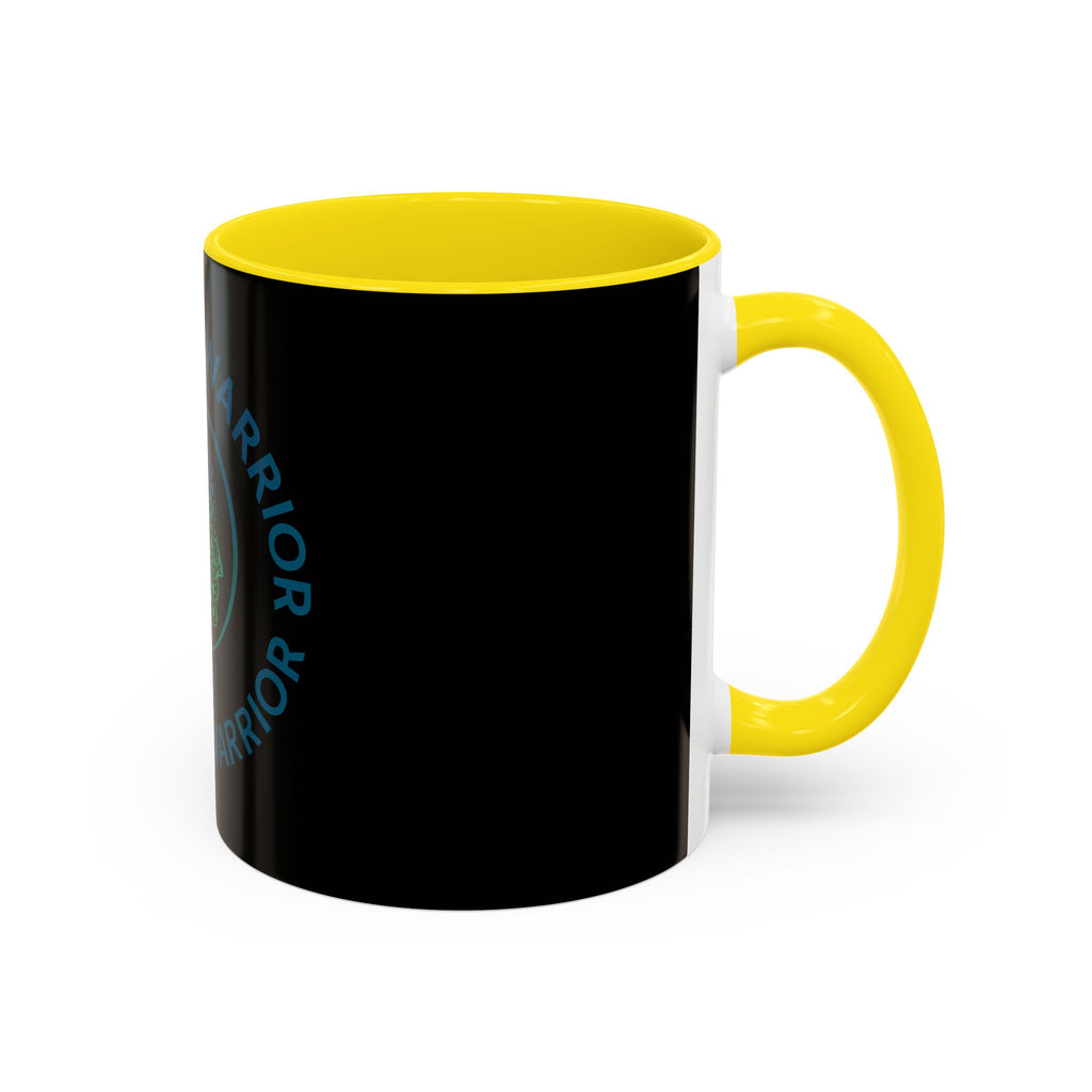 Survivor Warrior Coffee Mug — Neurodiversity Awareness Accent Mug (11/15oz)