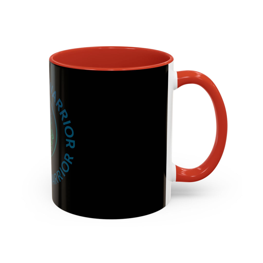 Survivor Warrior Coffee Mug — Neurodiversity Awareness Accent Mug (11/15oz)
