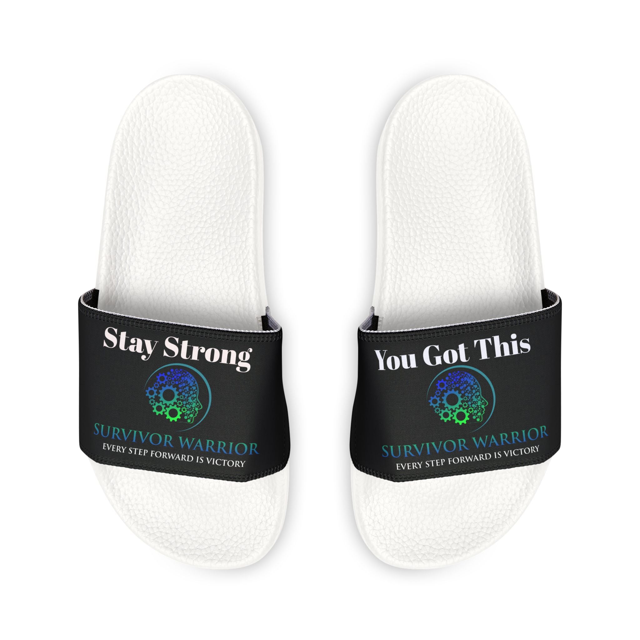 Survivor Warrior Men's Removable-Strap Slide Sandals