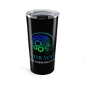 20oz Motor Warrior Insulated Tumbler — 'Step Forward Is Victory' Travel Cup