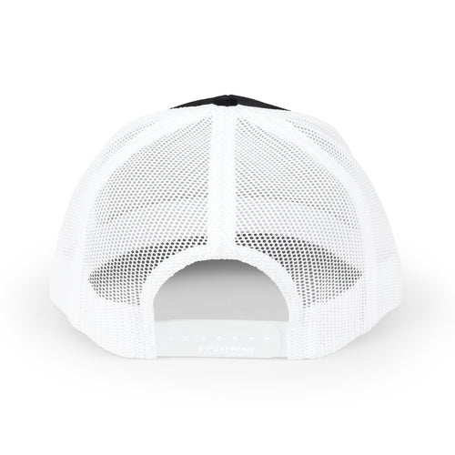 Embroidered Trucker Cap — Earth Logo Snapback Mesh Hat